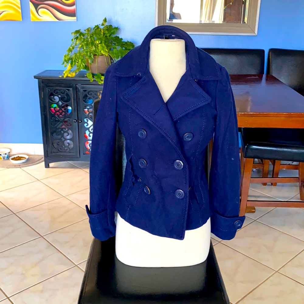 Navy pea coat